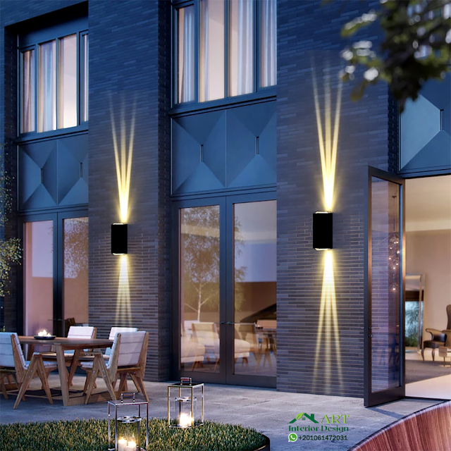 اضاءة-خارجيه-مودرن اضاءة خارجيه مودرن